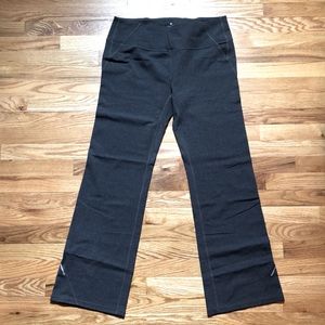 Athleta Leggings, bootcut, dark gray, XL
